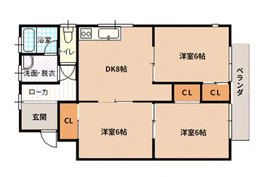 宇部市昭和町３丁目のアパート