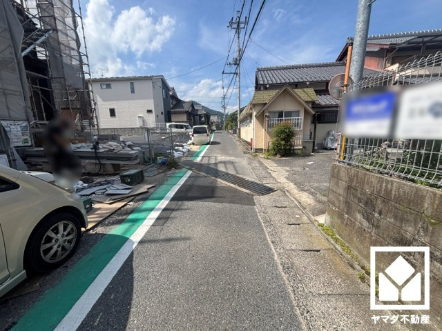 大津市南志賀２丁目　1期　2号棟の前面道路含む現地写真|7月14日　現地写真更新