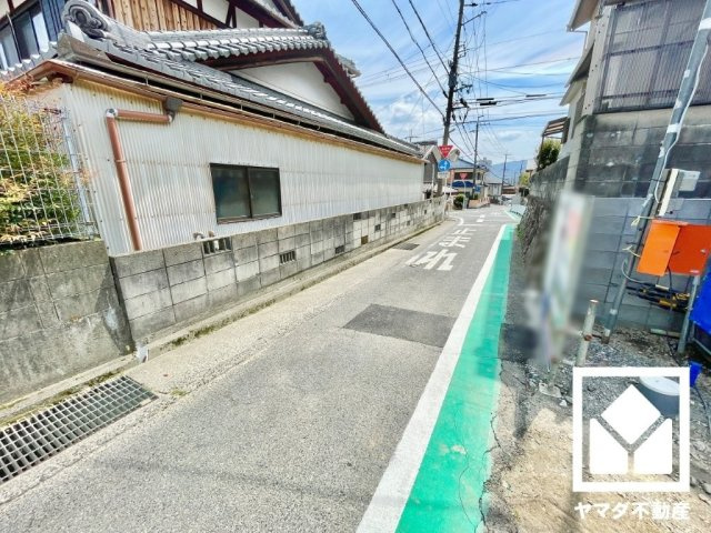 大津市南志賀２丁目　1期　2号棟の前面道路含む現地写真|4月14日　現地写真更新