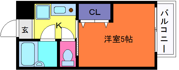 セジュール摩耶の間取り