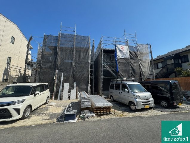 ●5(土)6(日)現地説明会！　奈良市あやめ池南　全2邸の外観|ご案内の際は現地集合はもちろん、ご自宅の送迎や最寄りの駅迄のお迎え等お気軽にご相談ください。