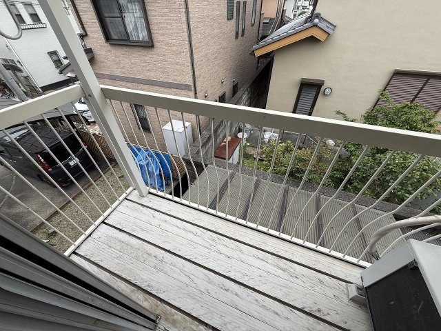 東中戸建のバルコニー