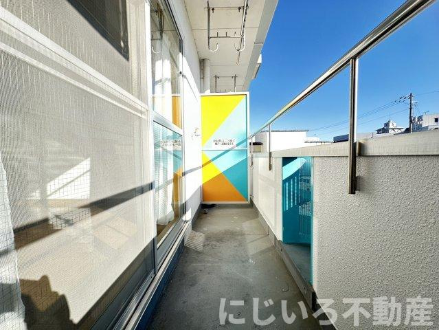 ビクトリーハイツ新港のバルコニー