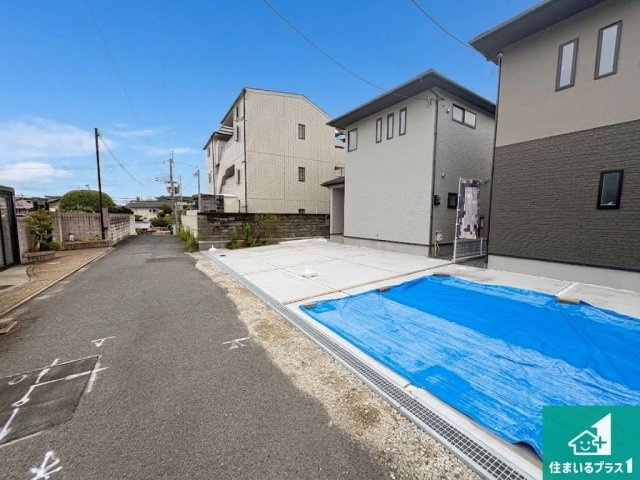 ●31(土)1(日)現地説明会！　奈良市あやめ池南　新築一戸建ての駐車場|駐車スペース！散水栓があるので、こまめに愛車を洗えます！