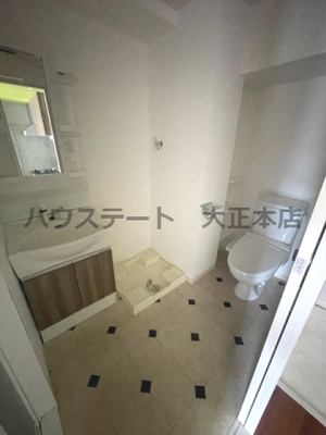 【洗面所】 | アイボリーポワント難波WEST 仲介手数料無料