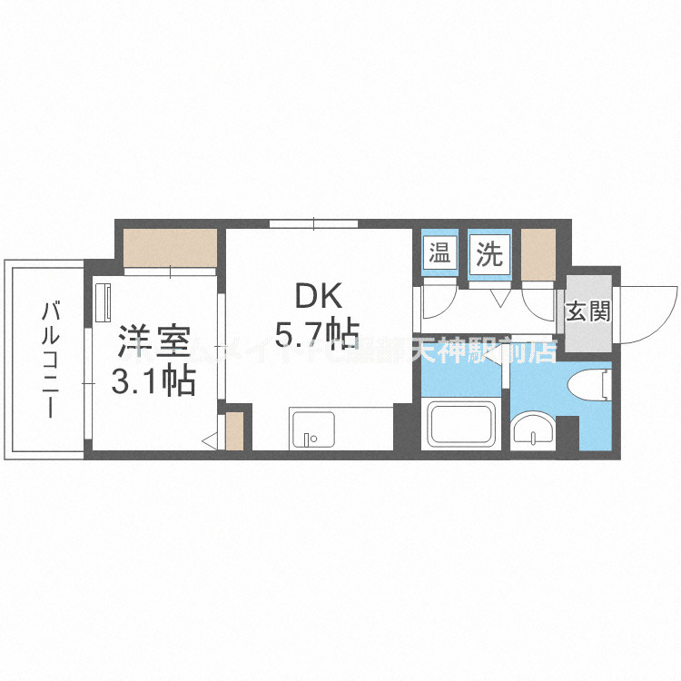 サニーハウス南堀江の間取り