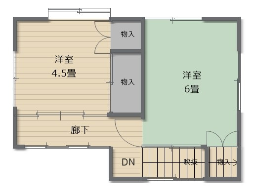津山口中古住宅2階建　5DK＋離れ＋倉庫のその他|2F