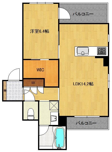Miskatonic Heiwaの間取り