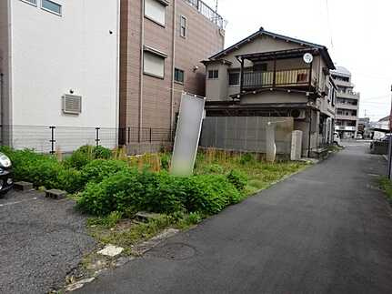 南区皆実町５丁目の前面道路含む現地写真