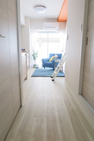 コーラルポワント難波WESTの玄関