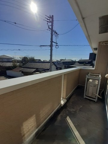 サニー・レジデンス　　刈谷市近郊の賃貸はクラスホーム刈谷店のバルコニー|暖かな日差しのふりそそぐバルコニー