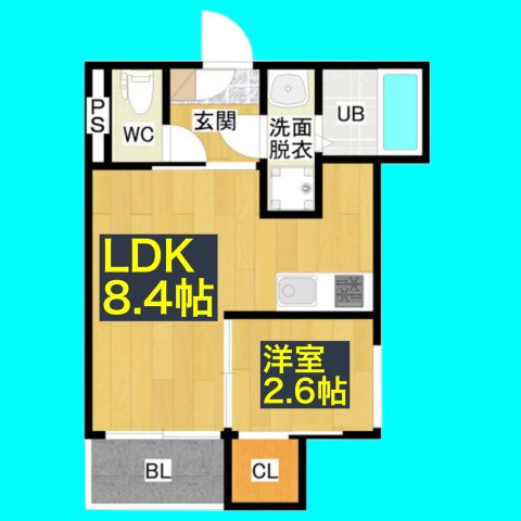 R-smart尾頭橋の間取り