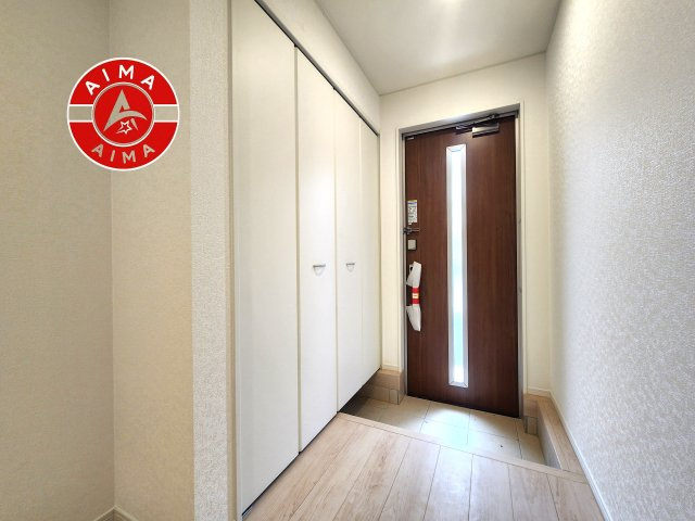 糟屋郡志免町桜丘3丁目第7-1棟（1号棟）の防犯設備|二重ロックでしっかり防犯対策ができます。