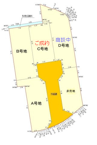 【区画図】 | 高知市薊野中町/4区画