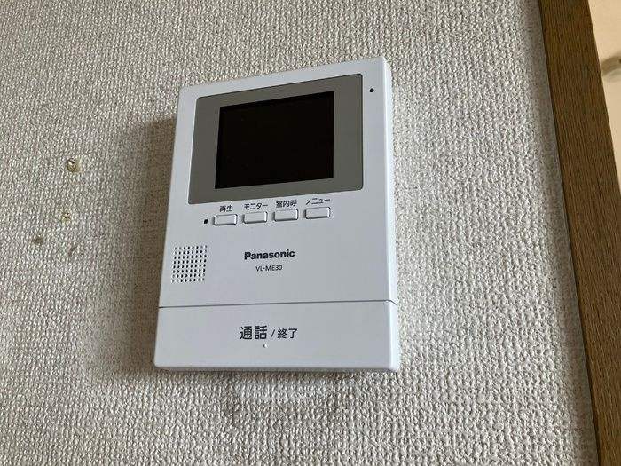 ドミールパーク江﨑のセキュリティ|TVモニター付きで安心です☆
