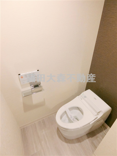 M-1 Tokyo蒲田のトイレ|温水洗浄便座付きタンクレストイレ