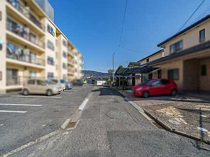安佐南区大塚西3丁目の前面道路含む現地写真