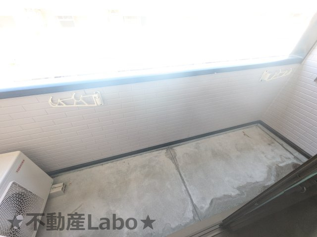 古山ハイツパートⅡのバルコニー