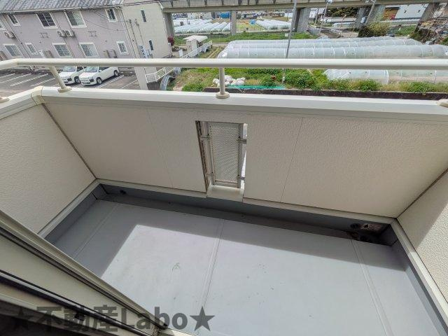 パールハウス２４のバルコニー
