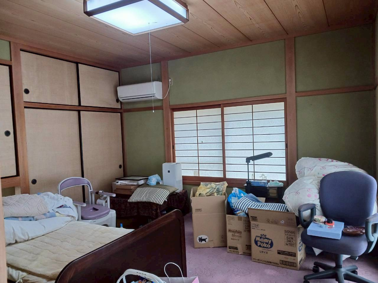多度津町道福寺　中古戸建の和室|1階和室です。残置物は売主にて処分します