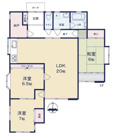 越生町上野　中古平屋戸建の画像