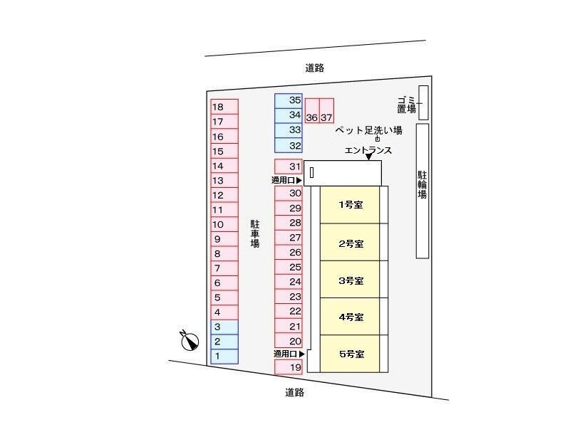アルコ・イーリスの区画図