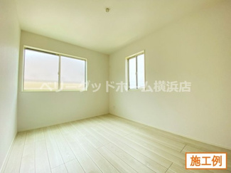 【内観：施工例】 | 大和市代官　全10棟/今回販売1棟 | 同施工会社施工例（洋室）