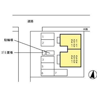 【区画図】 | セジュール神辺
