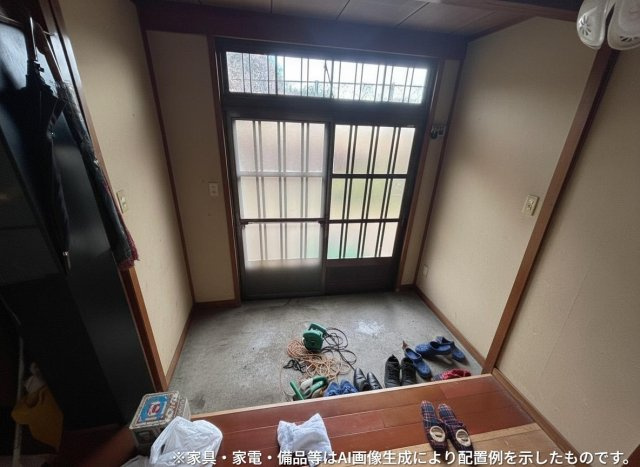 日光市猪倉　中古戸建の玄関