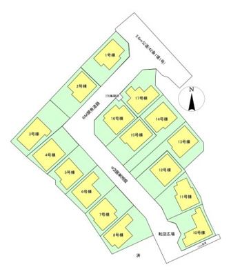 【区画図】 | 大津市坂本8丁目8　新築戸建