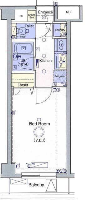 レナトゥス四谷の間取り