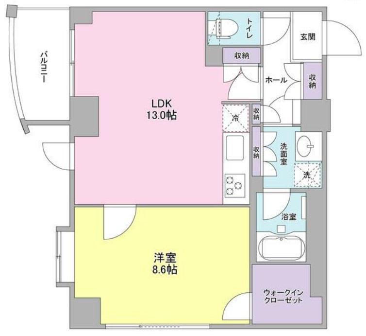 プラース千代田富士見の間取り