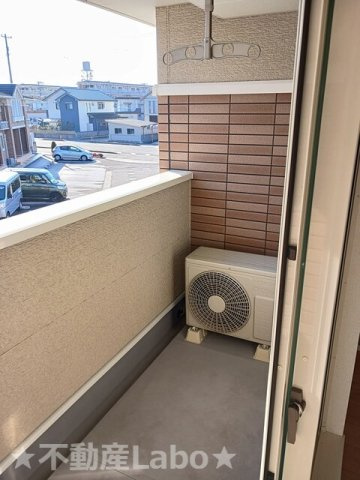 クラール南庄町のバルコニー