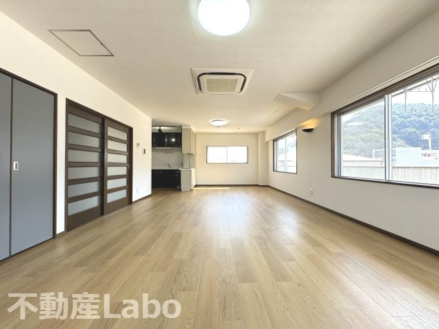 徳島市佐古四番町の賃貸マンションの居間・リビング