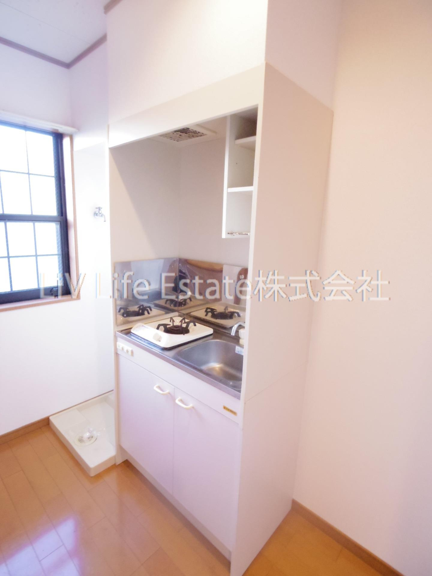 小平市上水本町２丁目のアパートのキッチン