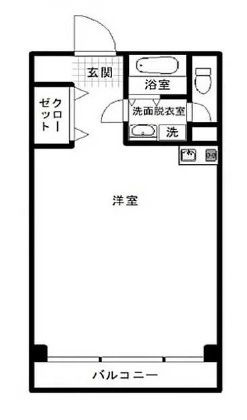 ファミール日本橋の間取り|間取りです。