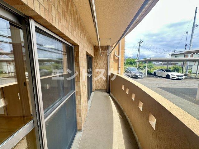 アールモニ Bのバルコニー|高崎、前橋のお部屋探しはエンドスケープまで！お客様の理想お聞かせ下さい♪