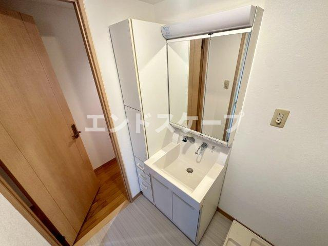 アールモニ Bの洗面所|高崎、前橋のお部屋探しはエンドスケープまで！お客様の理想お聞かせ下さい♪