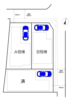 【区画図】 | 日置荘西町６丁　新築分譲住宅　全３区画 | 【令和８年７月完成予定！全３区画】新生活ここから始めませんか♪本日現地見学可能です！お気軽にお問い合わせください♪