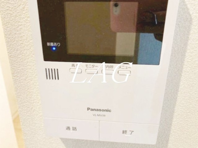 【セキュリティ】 | プレミール柿の木坂アネックス | モニター付インターホンです。