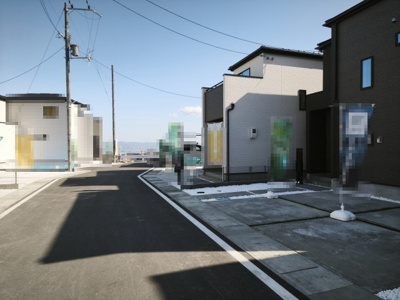 【前面道路含む現地写真】 | 大津市坂本8丁目8　新築戸建