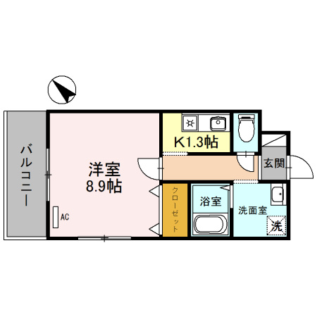 VIRAGEの間取り