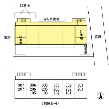 ダイワハウス外山の区画図