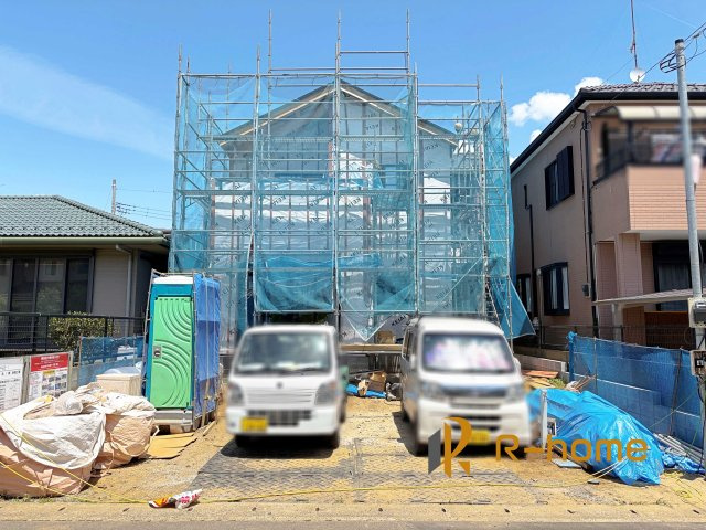 牛久市中央5期　新築戸建て　1号棟の外観|ご予約を頂ければ、『平日』はもちろん『早朝』や『夜間』もご見学可能です♪お気軽にお申し付けください♪