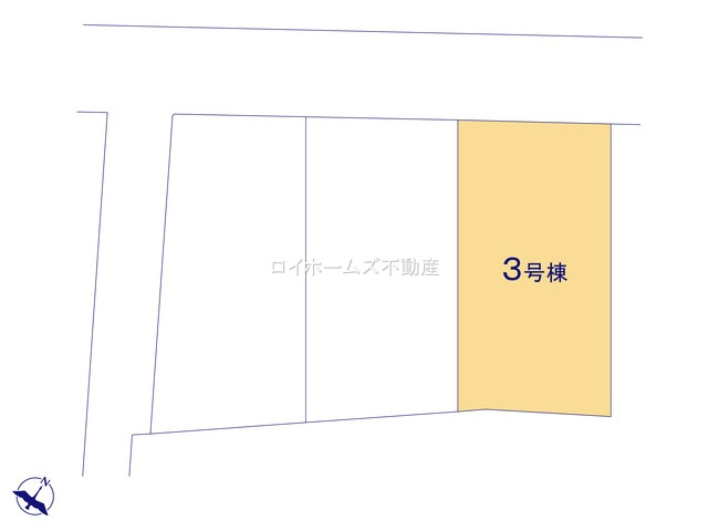 【区画図】 | 海部郡大治町大字八ツ屋字裏畑31-2『仲介料無料』新築戸建て | 3号棟