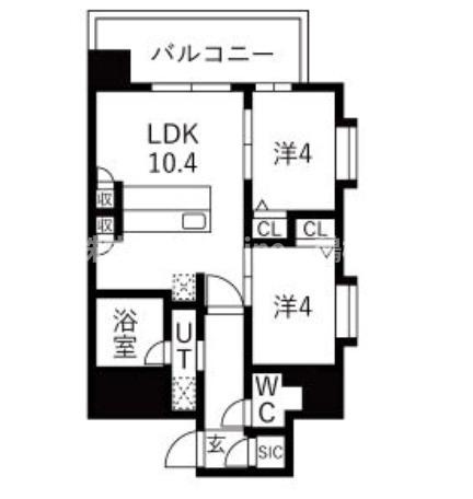 【間取り】 | スプランディッド玉造