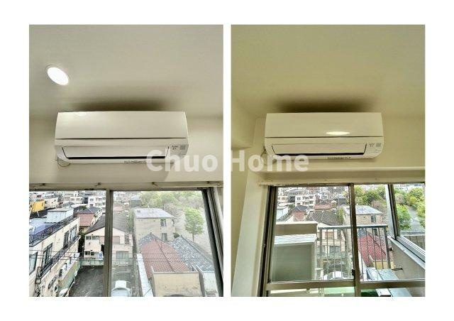 お花茶屋ダイヤモンドマンションの冷暖房・空調設備|エアコン新規新設2台