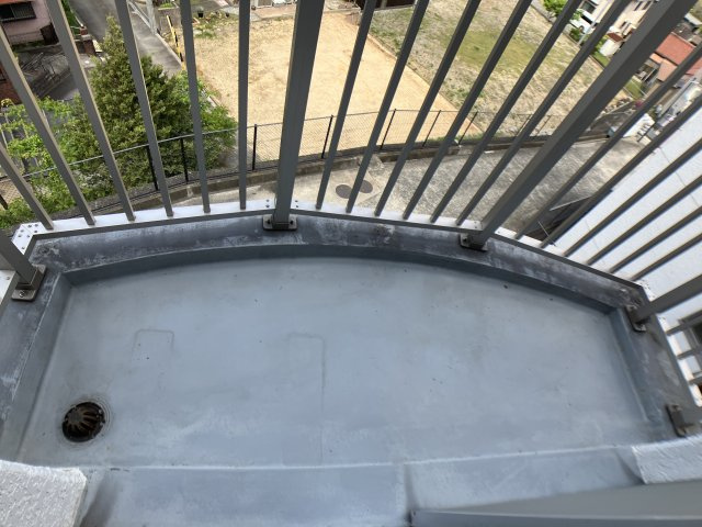 エクセレント白山のバルコニー