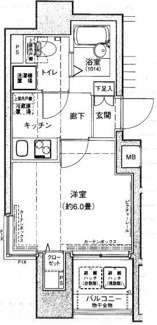 【間取り】 | ドルチェ日本橋浜町・弐番館 | 間取りです。