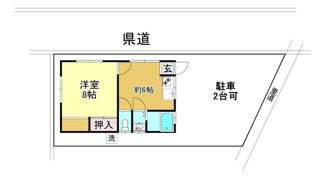【間取り】 | 北小松貸家